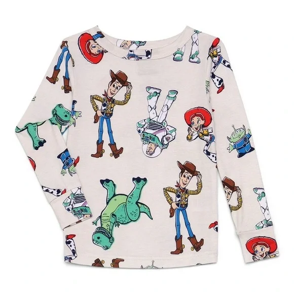 Disney Pixar Toy Story Toddler Long Sleeve Top & Pants, 2-Piece Pajama Set - Picture 2 of 4